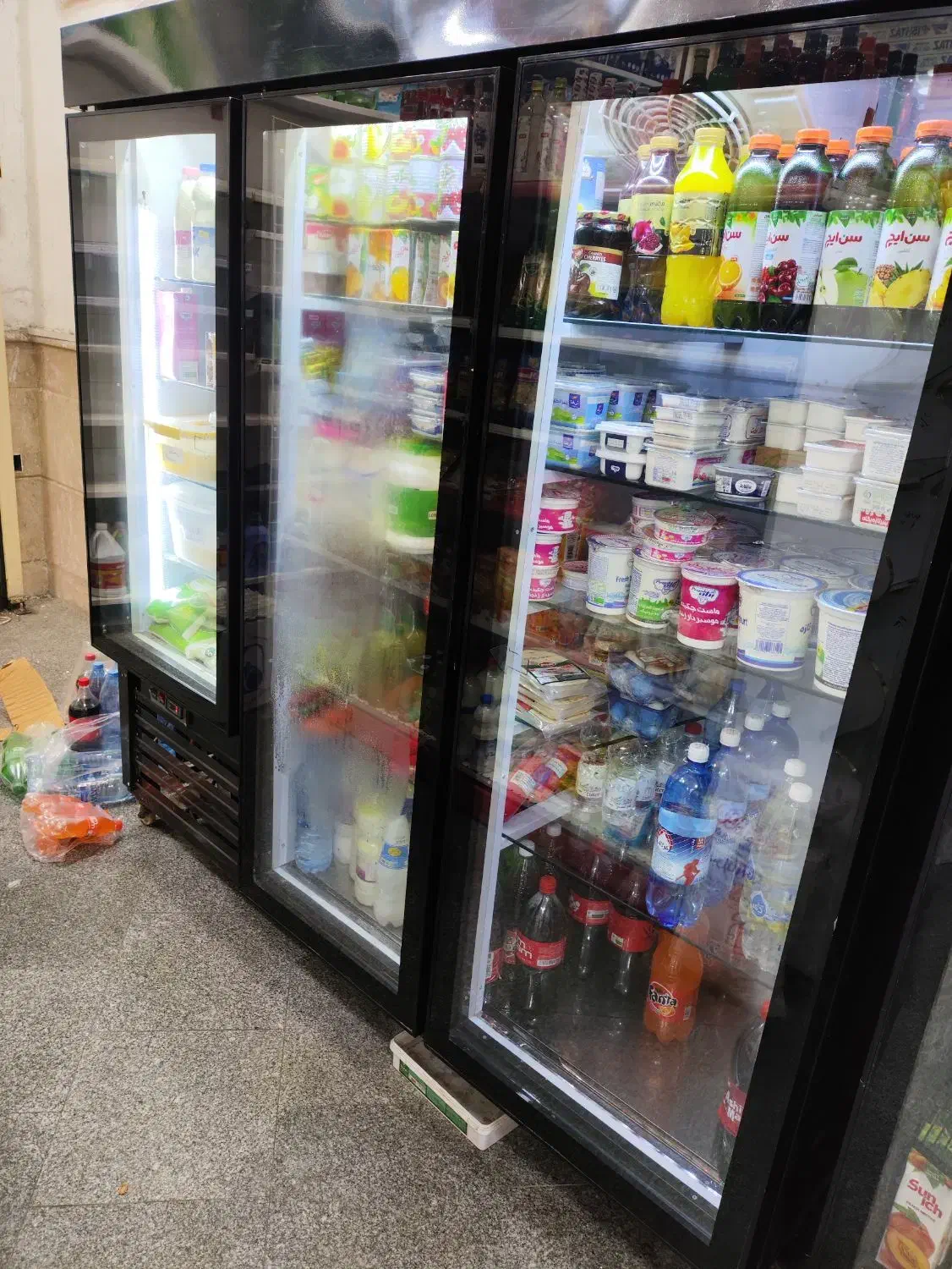 یخچال سه درب ایستاده|یخچال و فریزر|لشت نشا, |دیوار