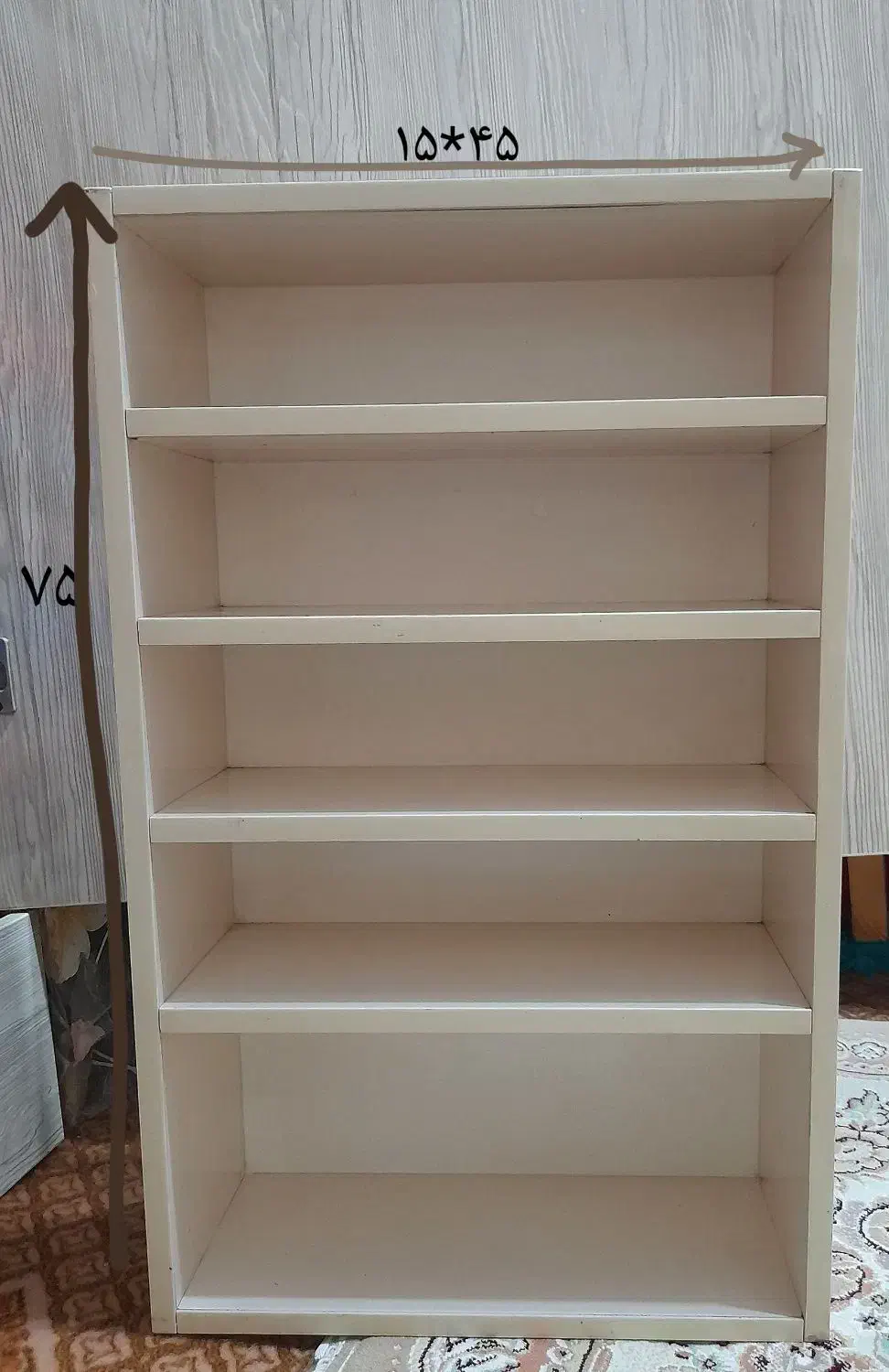 استند|کتابخانه، شلف، قفسه‌های دیواری|رشت, کوی حسینی|دیوار