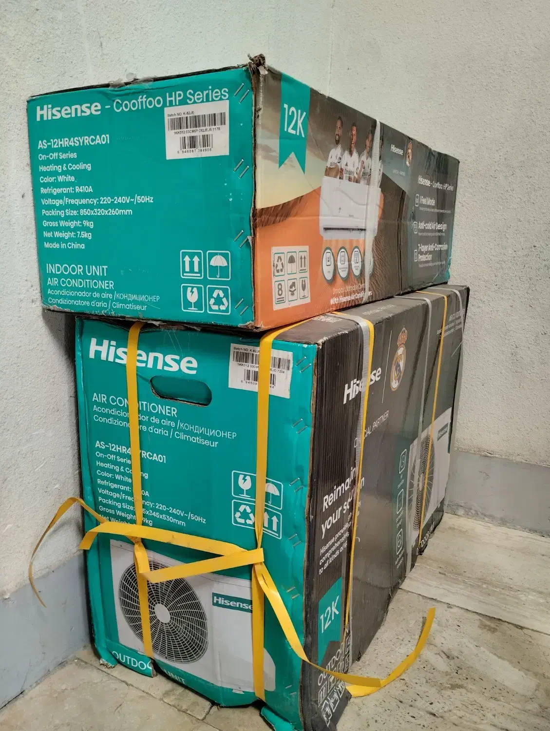 اسپیلت Haisense 12|کولر گازی و فن‌کوئل|شیراز, باغ تخت|دیوار