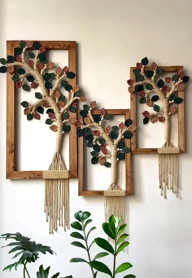 قاب مکرومه|تابلو، نقاشی، عکس|شیراز, باغ تخت|دیوار