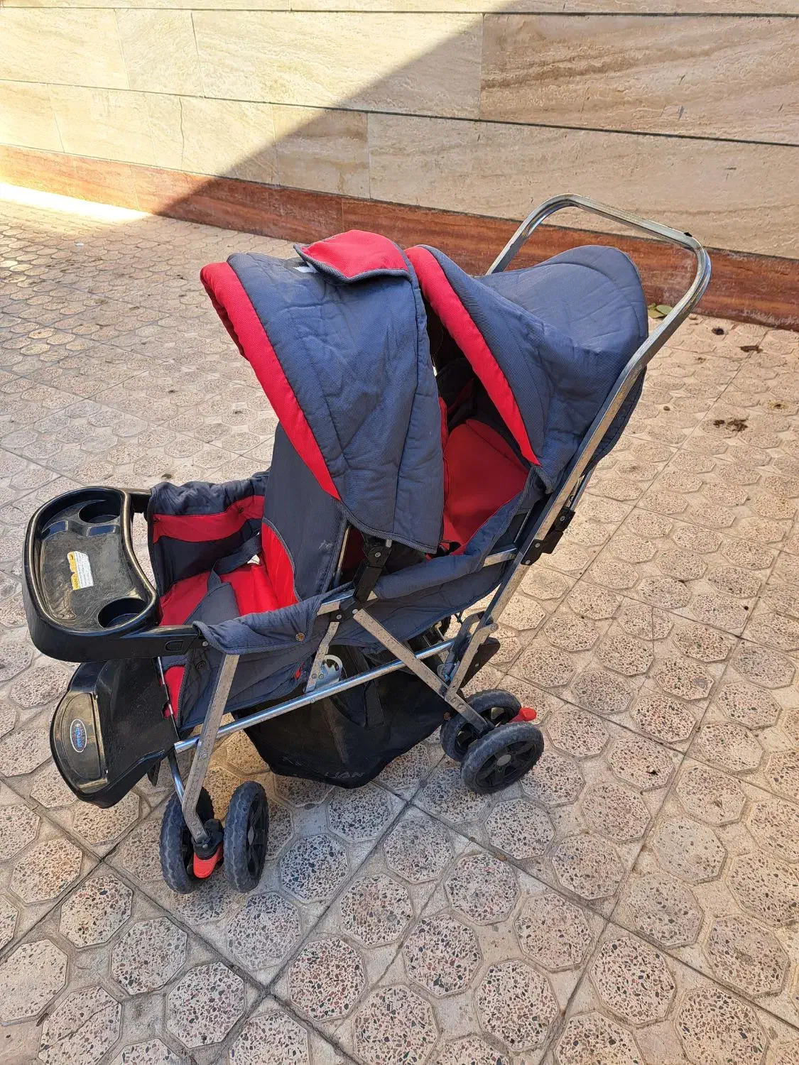 کالسکه دوقلویی|کالسکه و لوازم جانبی|تاکستان, |دیوار