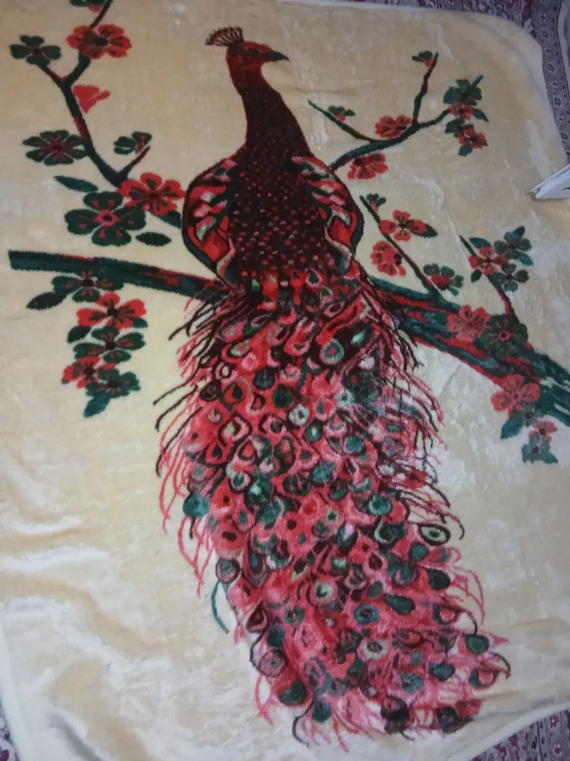 پتو گلبافت|رختخواب، بالش، پتو|سرپل ذهاب, |دیوار