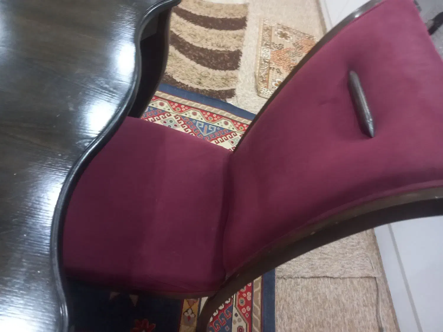 میز غذاخوری ۶ نفره با صندلی ها در حد نو|میز و صندلی غذاخوری|بهبهان, |دیوار