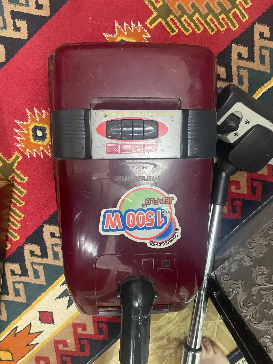 جارو برقی پاناسونیک اصل|جاروبرقی، جارو شارژی، بخارشو|رشت, منظریه|دیوار