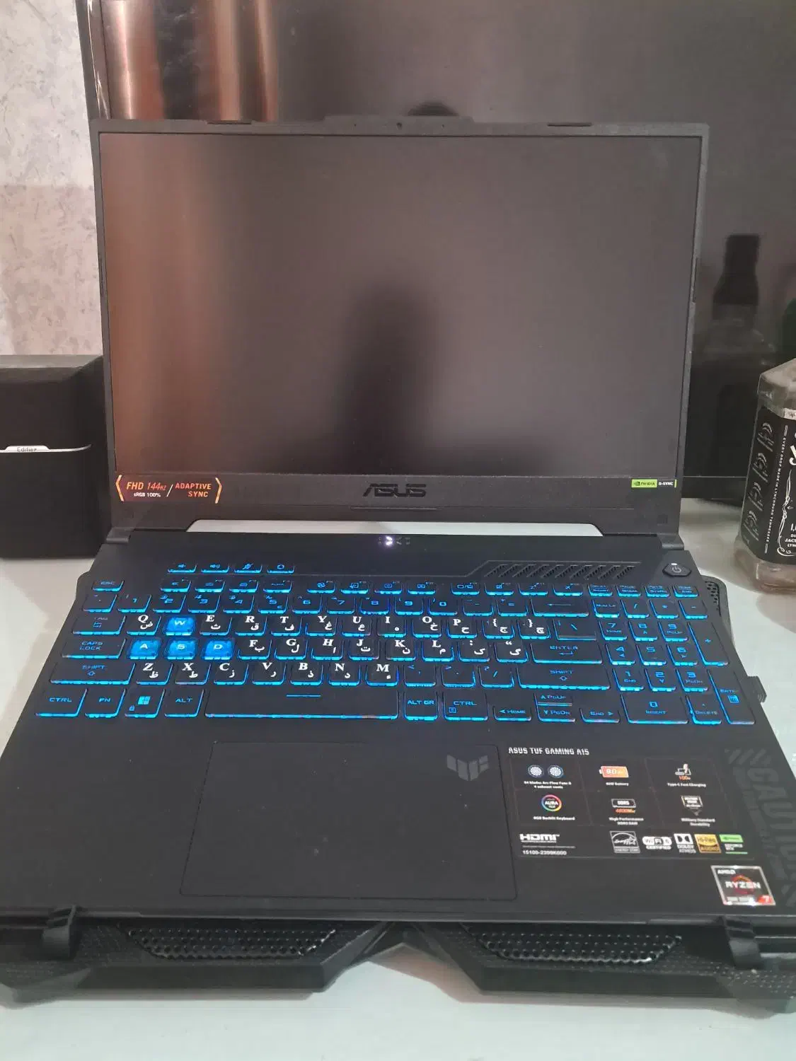 لپ تاپ گیمینگ ایسوس در حد نو فوق تمیز|رایانه همراه|تهران, شکوفه|دیوار