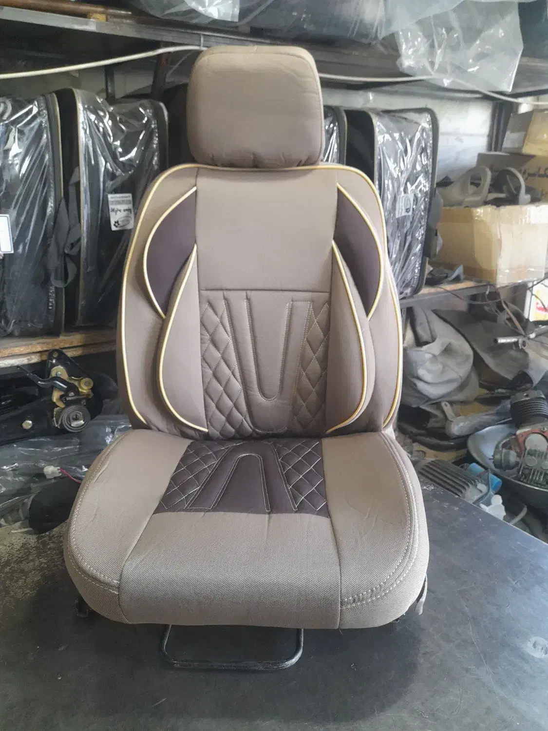 صندلی سمند برقی جفت جلو با روکش نو|قطعات یدکی و لوازم جانبی|قدس, شهر‌قدس|دیوار