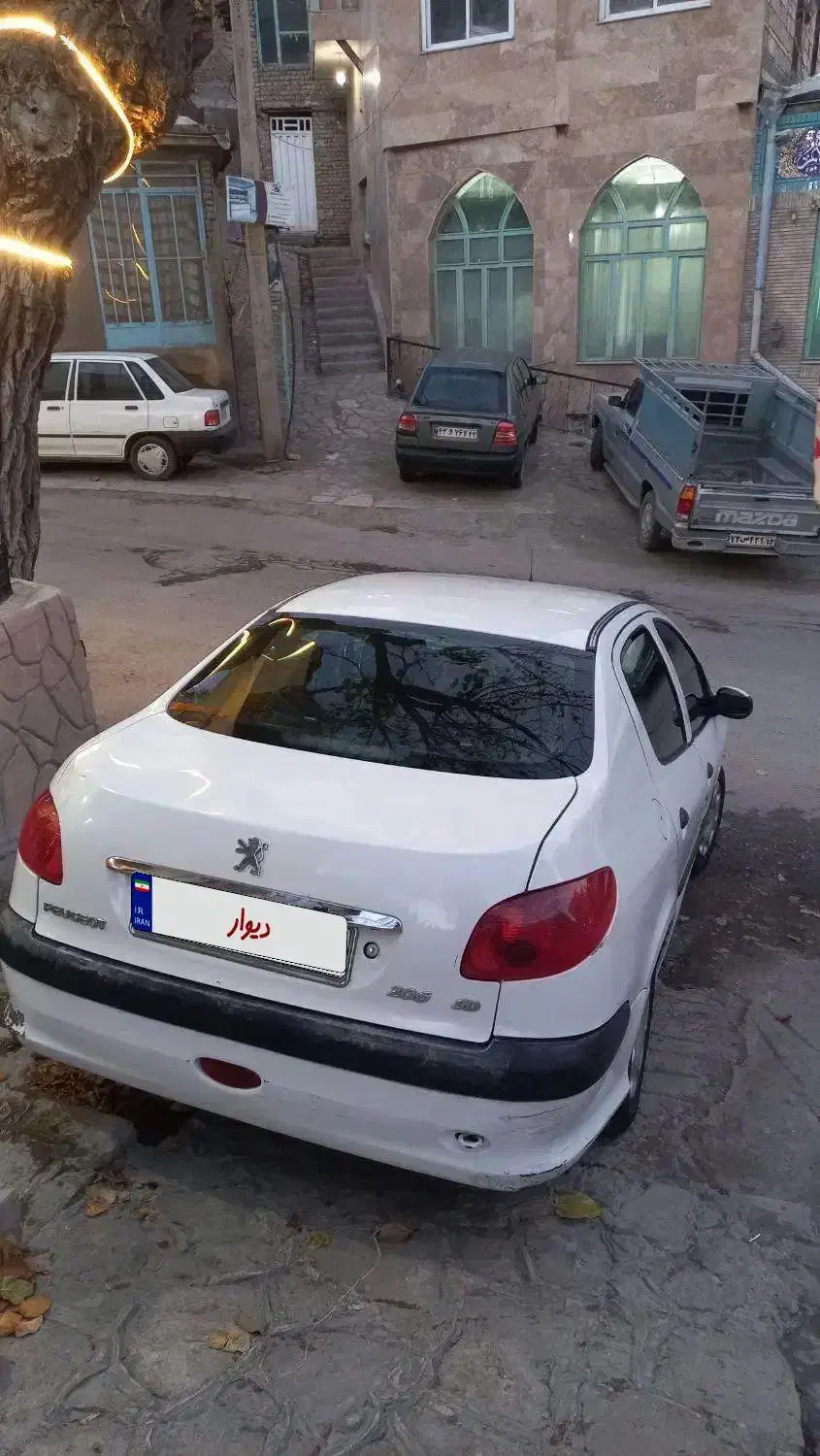 ۲۰۶اس دی موتور تیوفایو وی ۸ مدل ۸۸|خودرو سواری و وانت|طرقبه, |دیوار