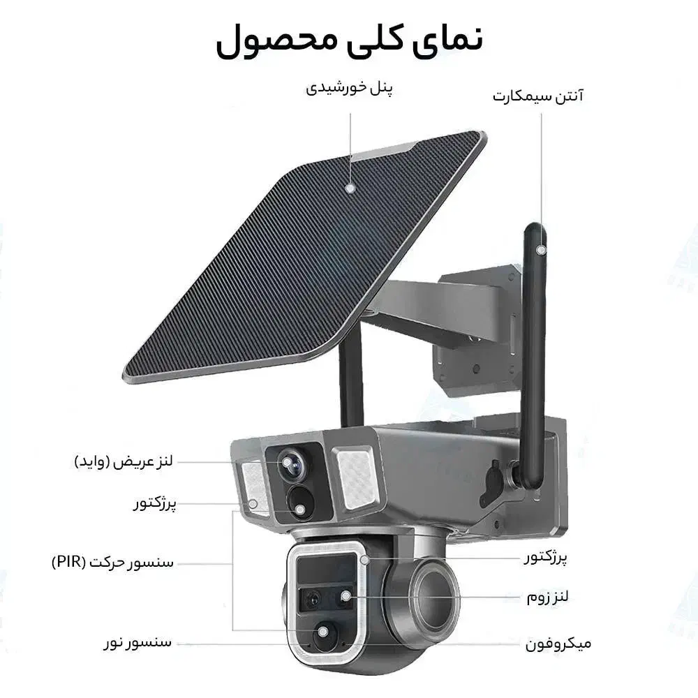 دوربین مداربسته سیمکارتی|دوربین مداربسته|چابکسر, |دیوار