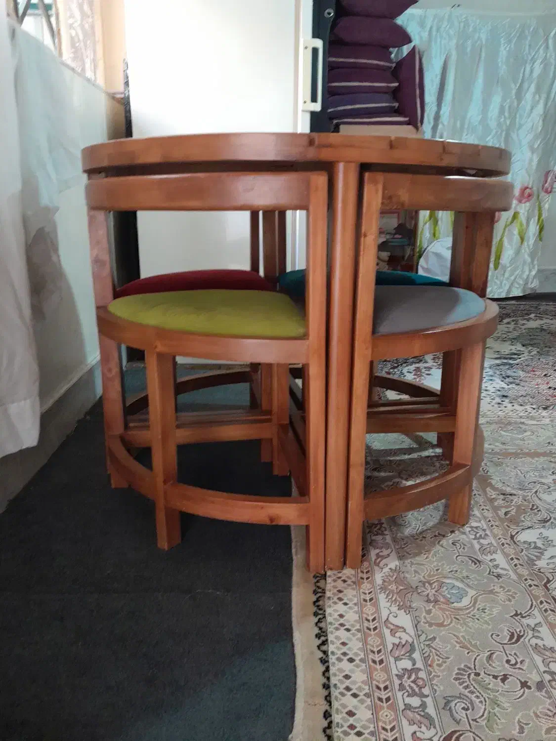 میزنهار خوری گرد خیلی شیک|میز و صندلی غذاخوری|تهران, خواجه نصیر طوسی|دیوار