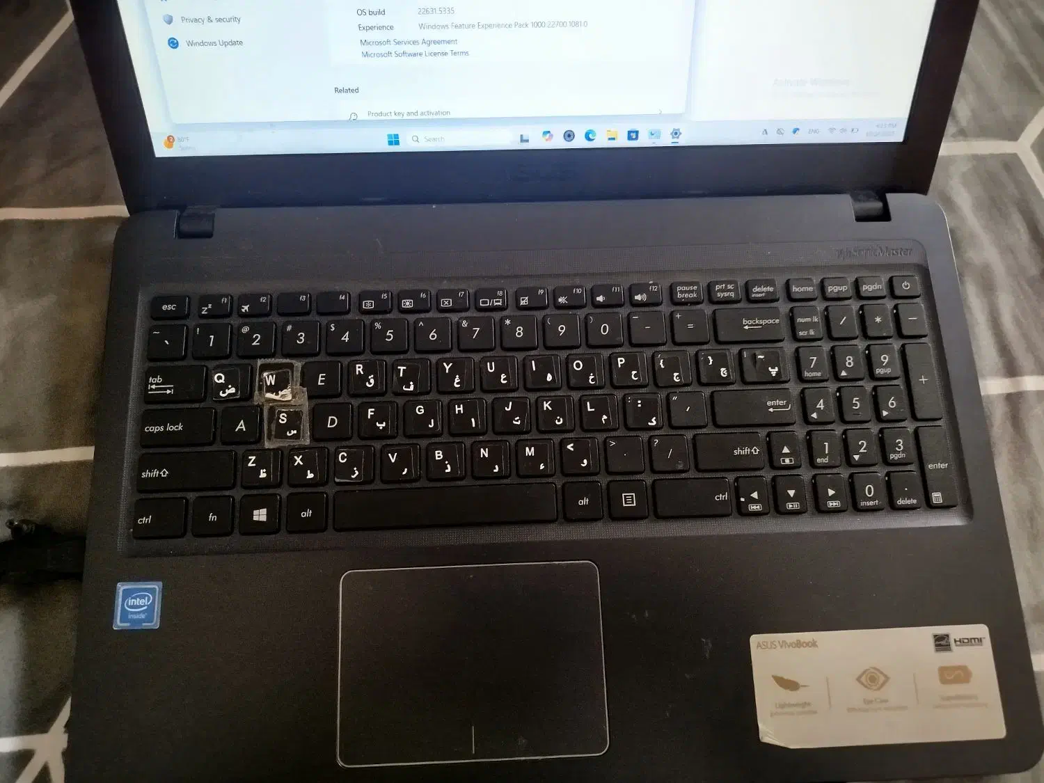 لپتاپ ایسوس مناسب کارهای سبک|رایانه همراه|شیراز, اکبر آباد|دیوار