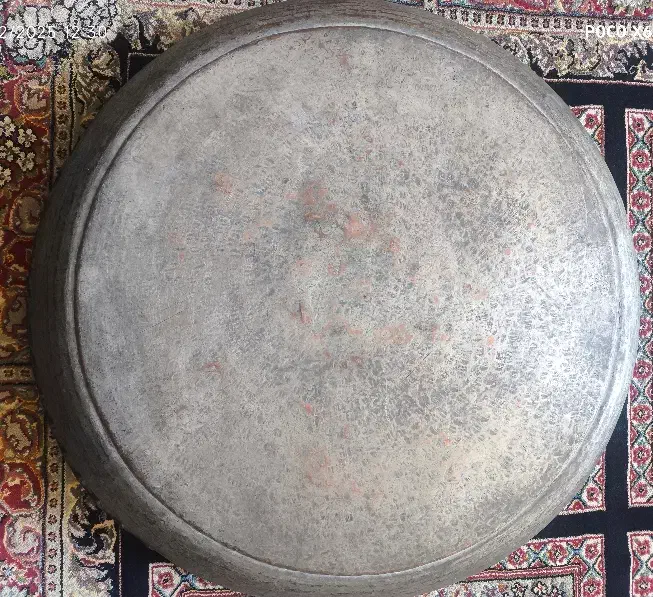 سینی مسی قدیمی عتیقه|کلکسیون اشیاء عتیقه|بروجن, |دیوار