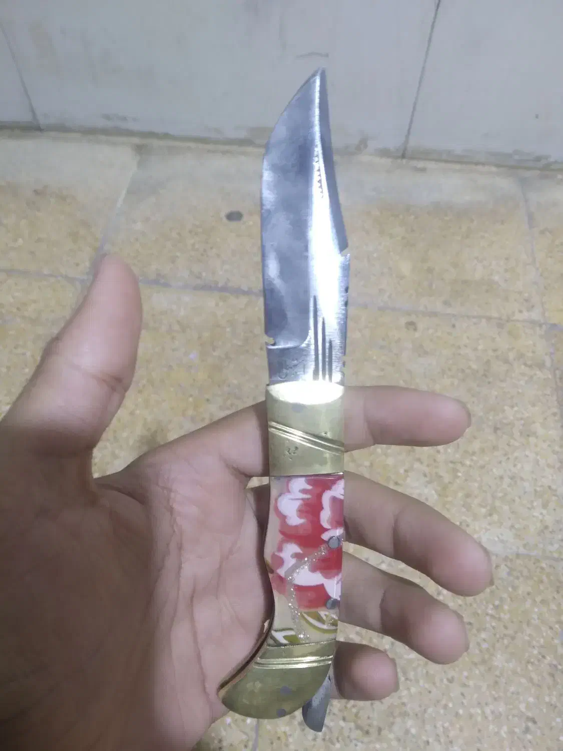 چاقو دنده ای|کلکسیون اشیاء عتیقه|بندر ماهشهر, |دیوار