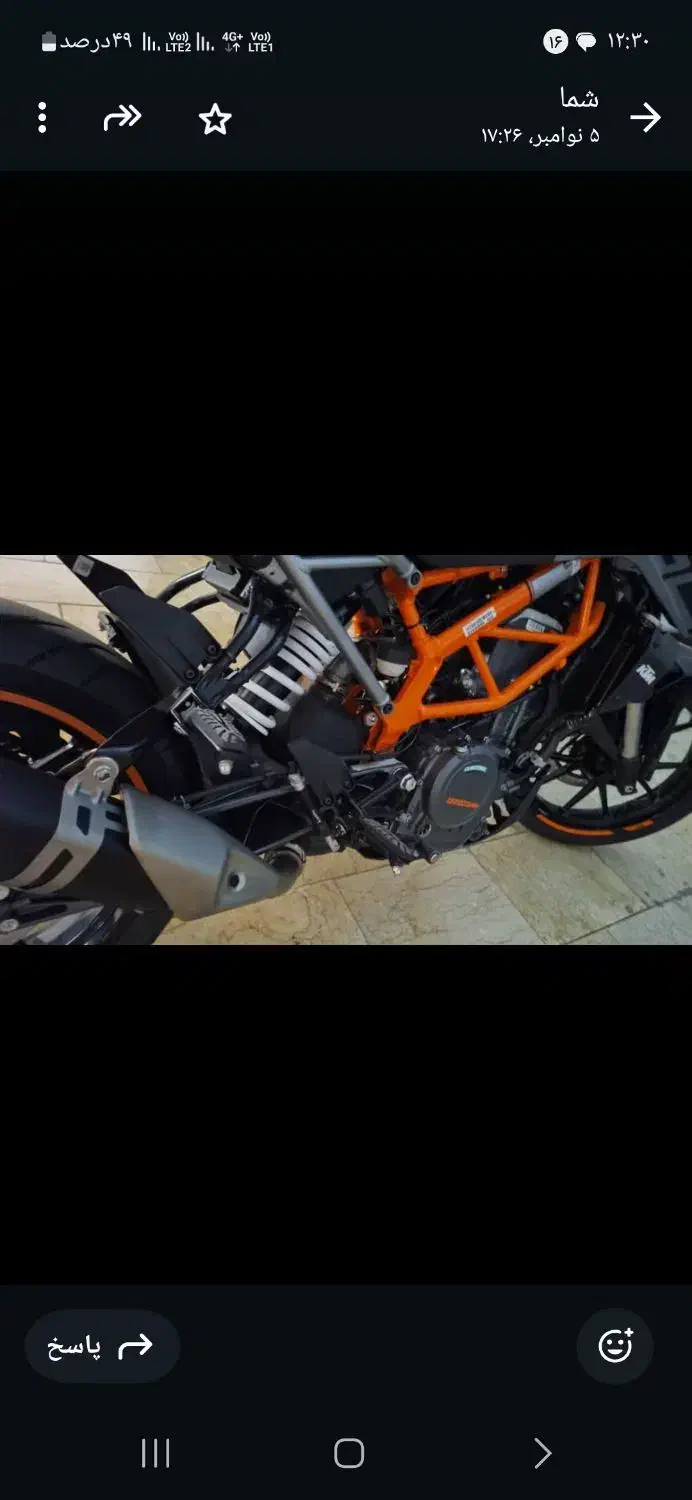 کی تی ام دوک ۲۵۰|موتورسیکلت|تهران, جی|دیوار