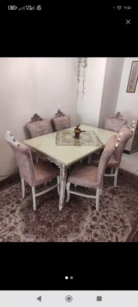 غذاخوری شش نفره درحدنو|میز و صندلی غذاخوری|تهران, آذری|دیوار