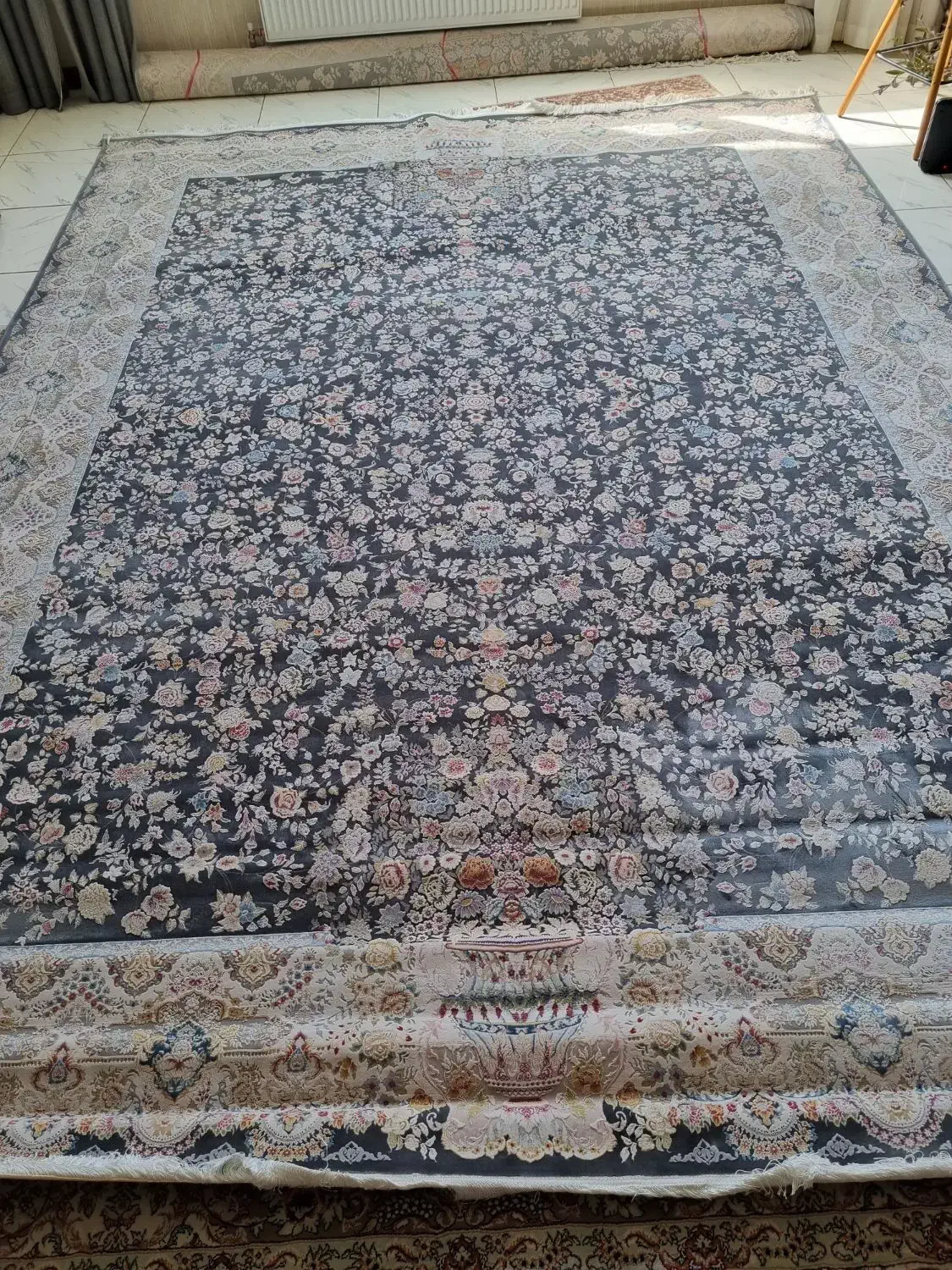 یک جفت فرش ۱۲ متری|فرش|کرمانشاه, |دیوار