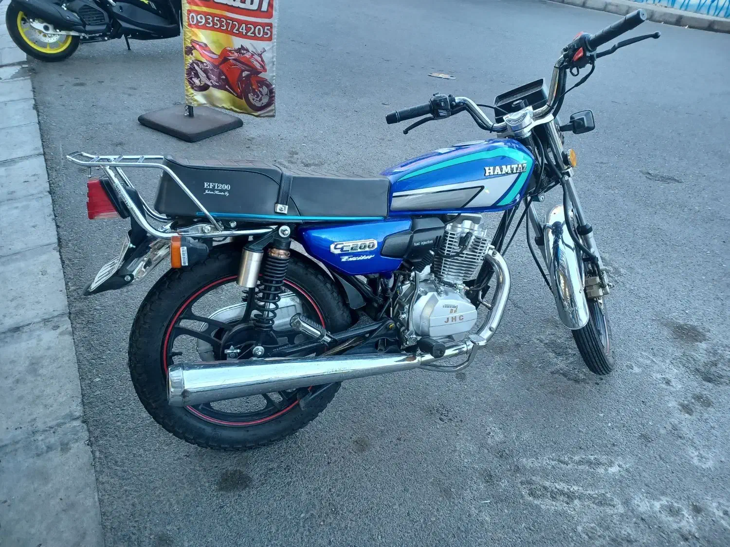 هندا ۲۰۰ همتاز فول|موتورسیکلت|کرج, چمران|دیوار