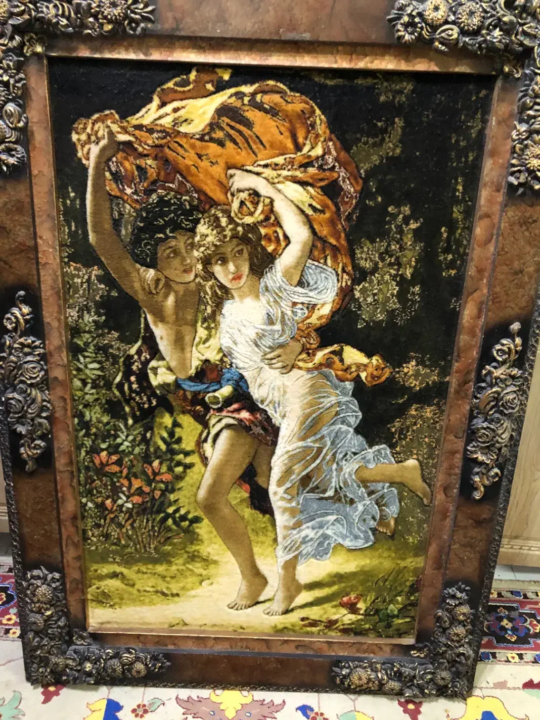 تابلو آدم و هوا دستبافت|تابلو فرش|تهران, خانی آباد نو شمالی|دیوار