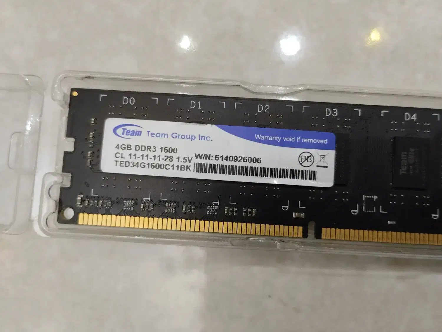 رم team groupe  4g 1600 ddr3 نو|قطعات و لوازم جانبی رایانه|زنجان, |دیوار