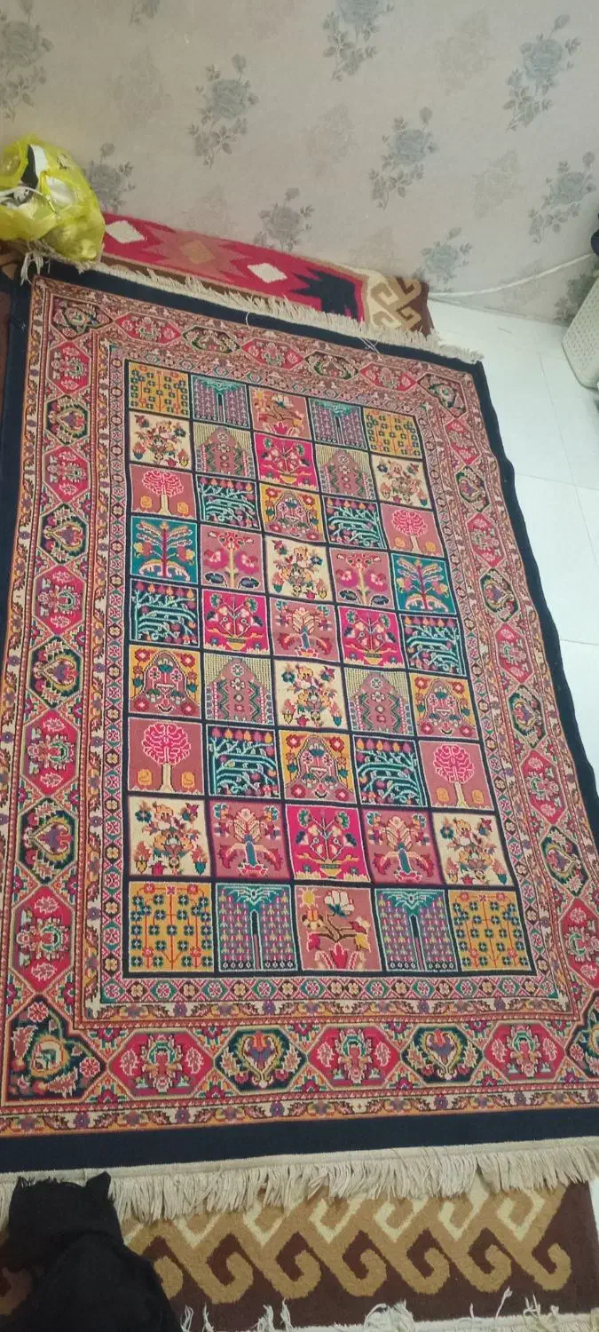 گلیم سنتی|گلیم، جاجیم، گبه|مشهد, حضرت حجت|دیوار