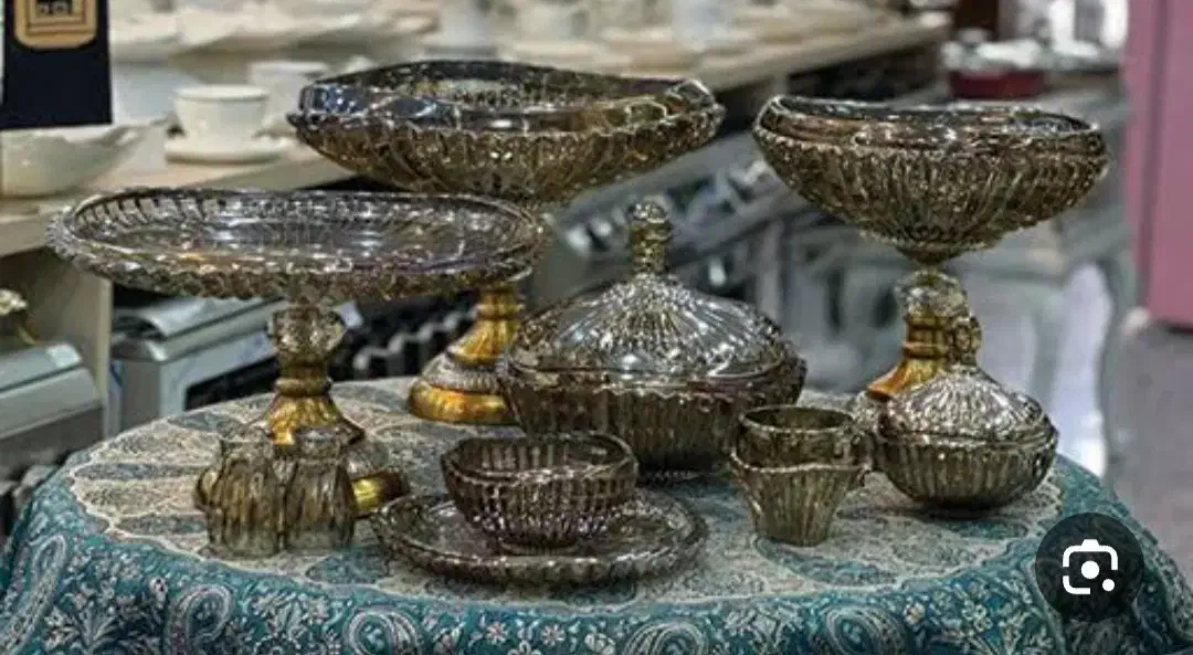 سرویس پذیرایی شامپاینی|ظروف سرو و پذیرایی|آباده, |دیوار