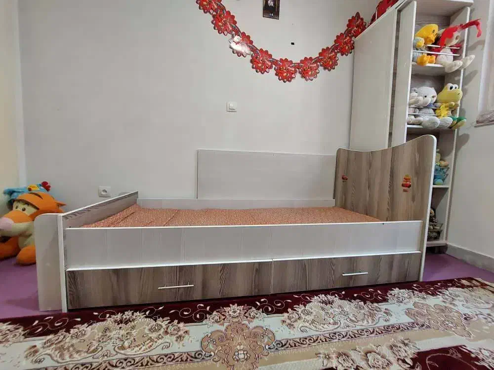 سرویس اتاق خواب دومنظوره کودک و نوجوان|تخت و سرویس خواب|پردیس, فاز ۴|دیوار