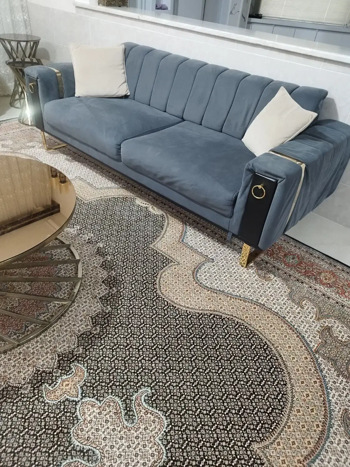 مبل ۸ نفره با پارچه نانو|مبلمان خانگی و میز عسلی|اقبالیه, |دیوار