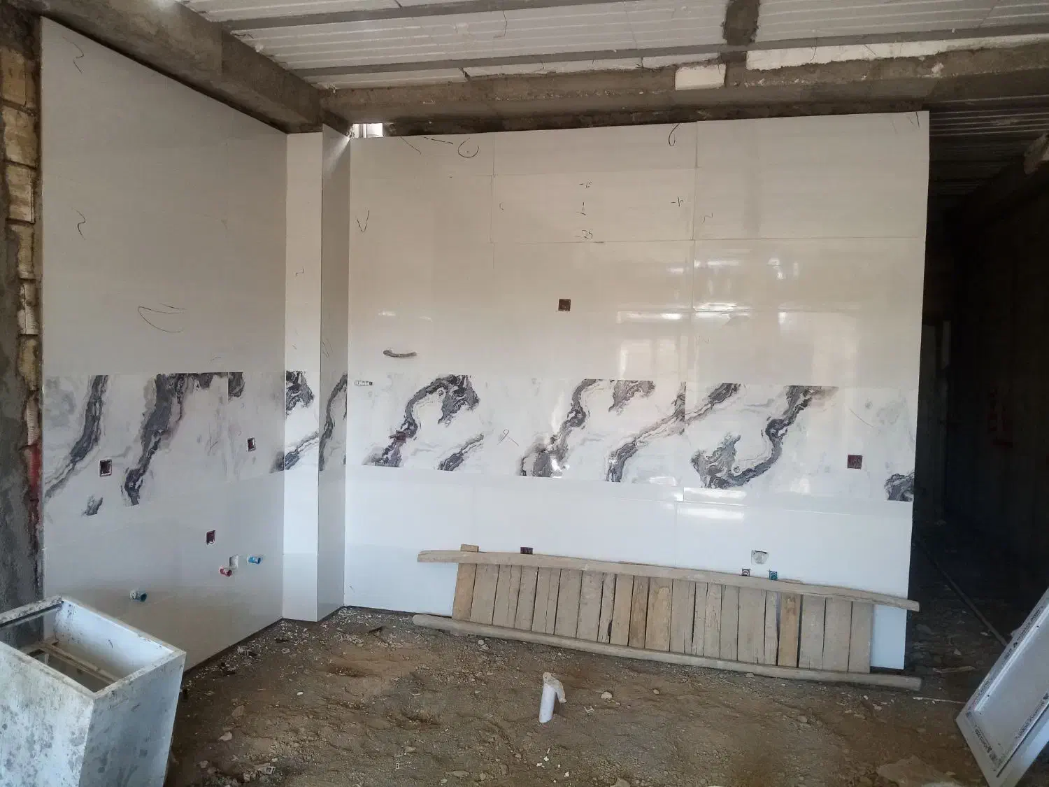 کاشی‌کاری بنایی|خدمات پیشه و مهارت|نیشابور, بنیاد شهید|دیوار