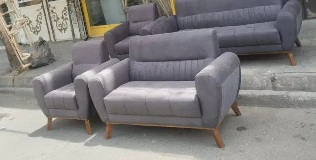 مبل ۷نفره|مبلمان خانگی و میز عسلی|شوش, |دیوار