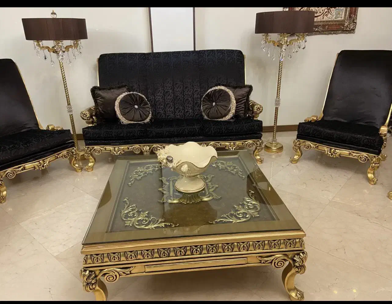 مبلمان استیل|مبلمان خانگی و میز عسلی|رویان, |دیوار