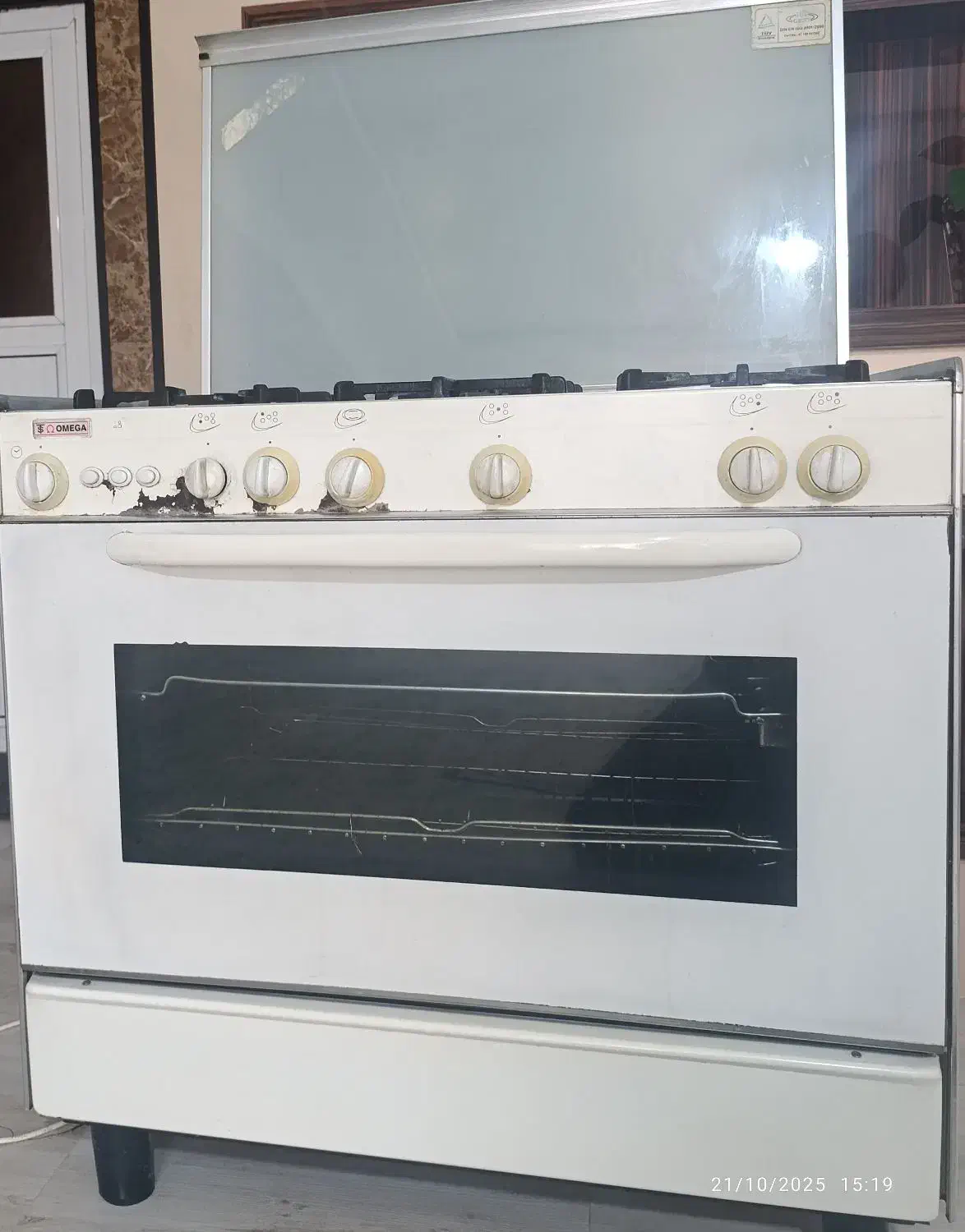 اجاق گاز پنج شعله سالم مارک امگا|اجاق گاز و لوازم برقی پختوپز|اصفهان, ابر|دیوار