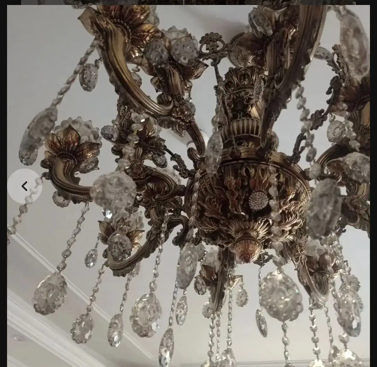 لوستر برنز|لوستر و چراغ آویز|تبریز, |دیوار