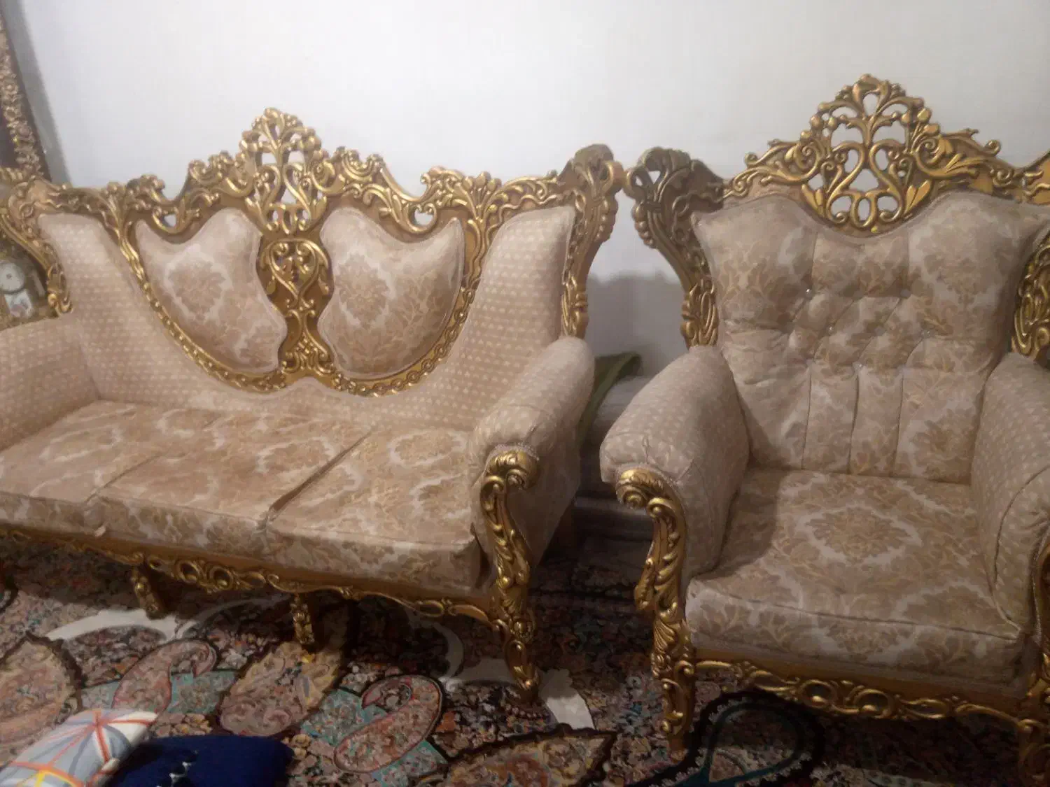 مبلمان سلطنتی|مبلمان خانگی و میز عسلی|هامون, |دیوار