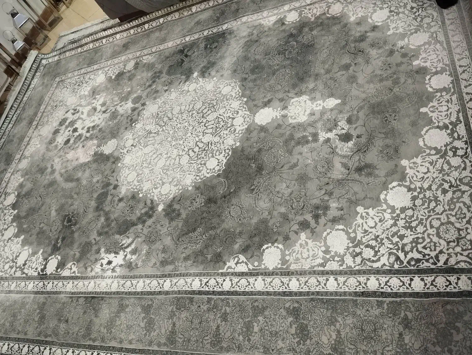 دوعدد فرش9متری تراکم 3600 کاشان نونو با دوتا پادری|فرش|کرمانشاه, |دیوار