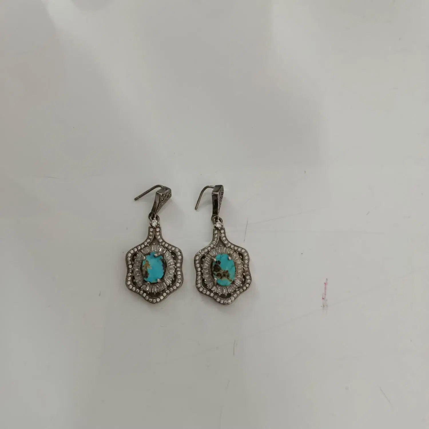 گوشواره نقره فیروزه|جواهرات|نیشابور, خیام|دیوار