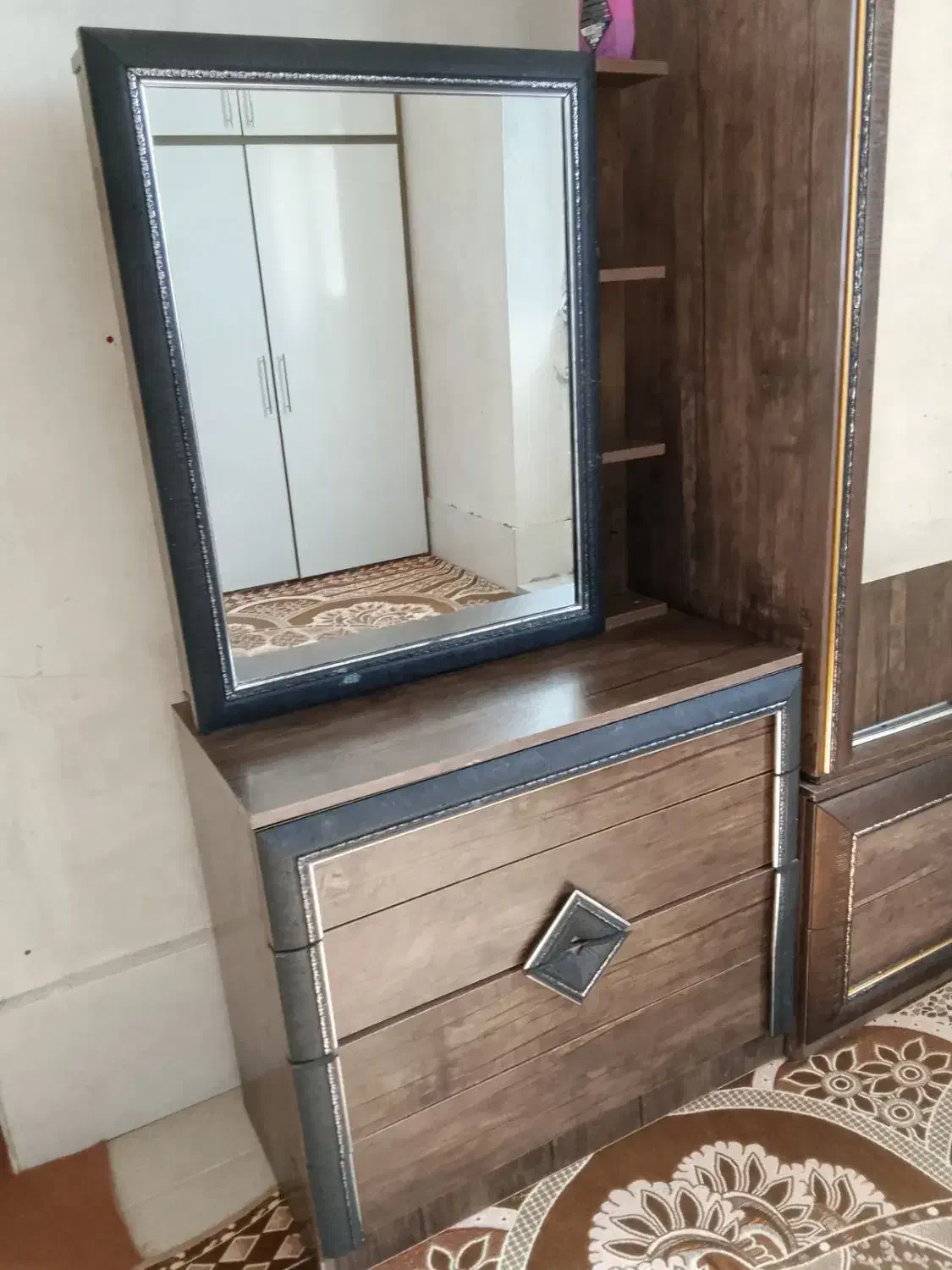 کمد لباسی،میزارایشی،کمد زیر رخت خوابی|جاکفشی، کمد، دراور|ارژن, |دیوار