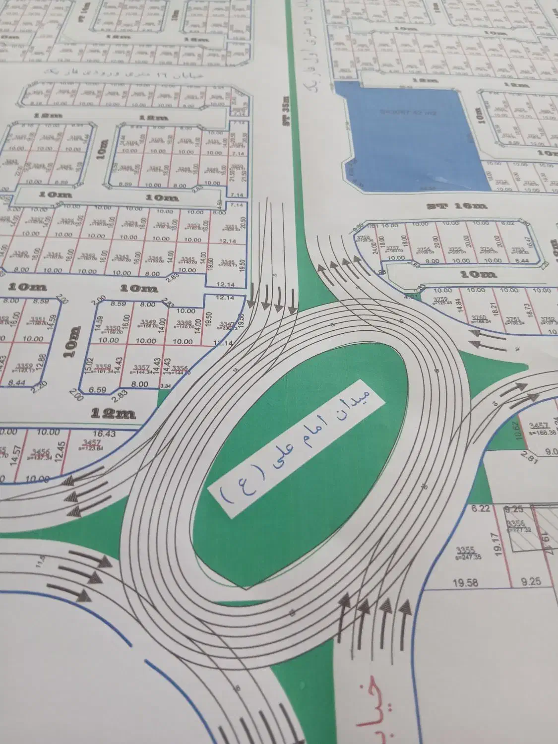 ۱۷۲متر فاز۱ (۹۲ هکتارر)امیرالمومنین/۱۶ متری تجاری|فروش زمین و ملک کلنگی|پاکدشت, پارچین|دیوار