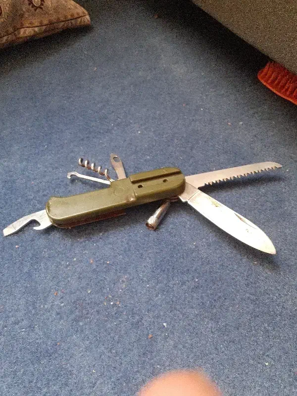 چاقو کوه نوردی ۷ کاره چراغ قوه کوچیکم داره|کوهنوردی و کمپینگ|مشهد, بهمن|دیوار