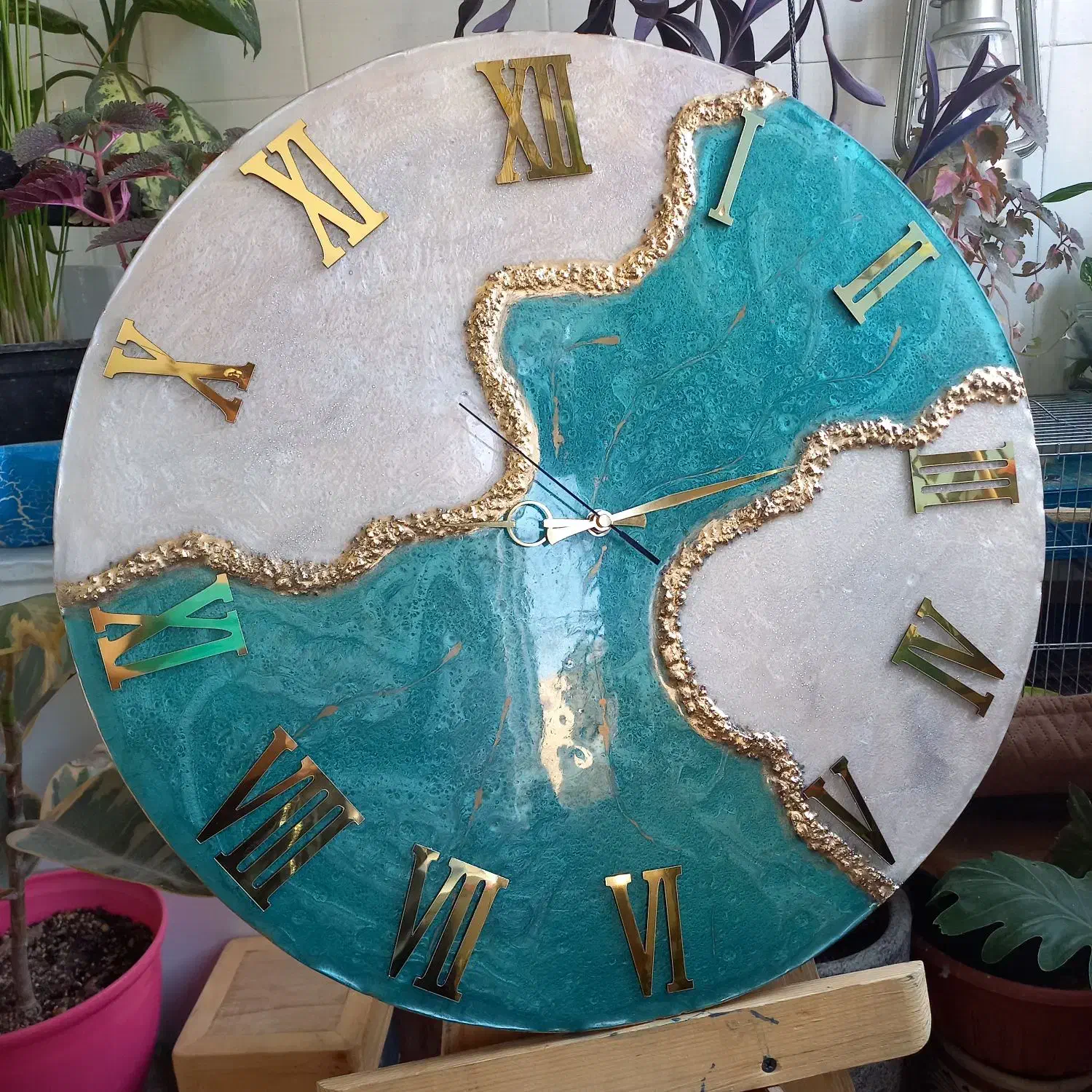 ساعت رزینی|ساعت دیواری و تزئینی|بومهن, |دیوار