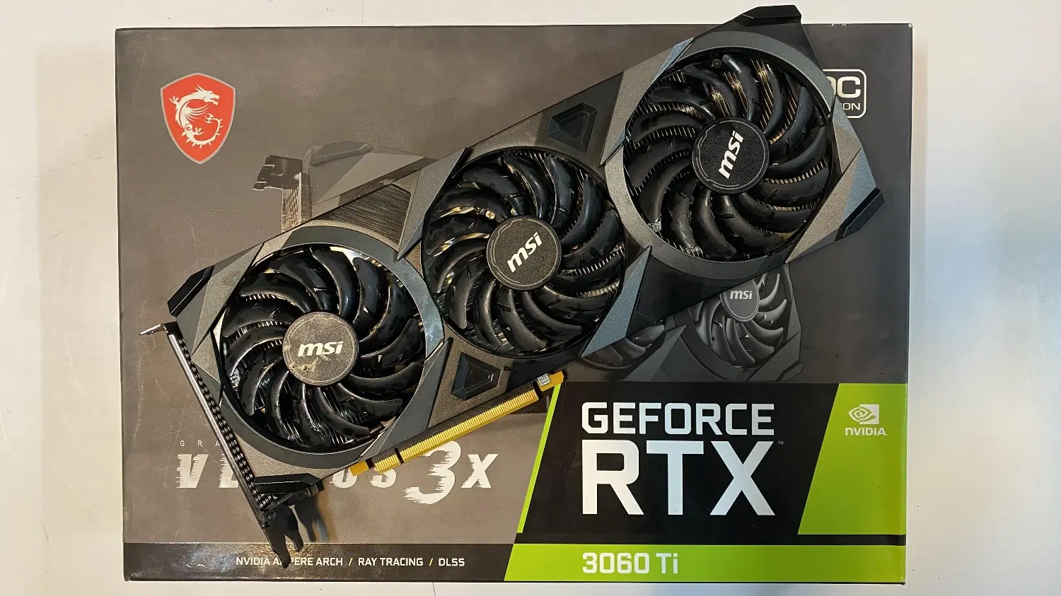 گرافیک MSI VENTUS 3X RTX 3060 TI|قطعات و لوازم جانبی رایانه|مشهد, راهنمایی|دیوار