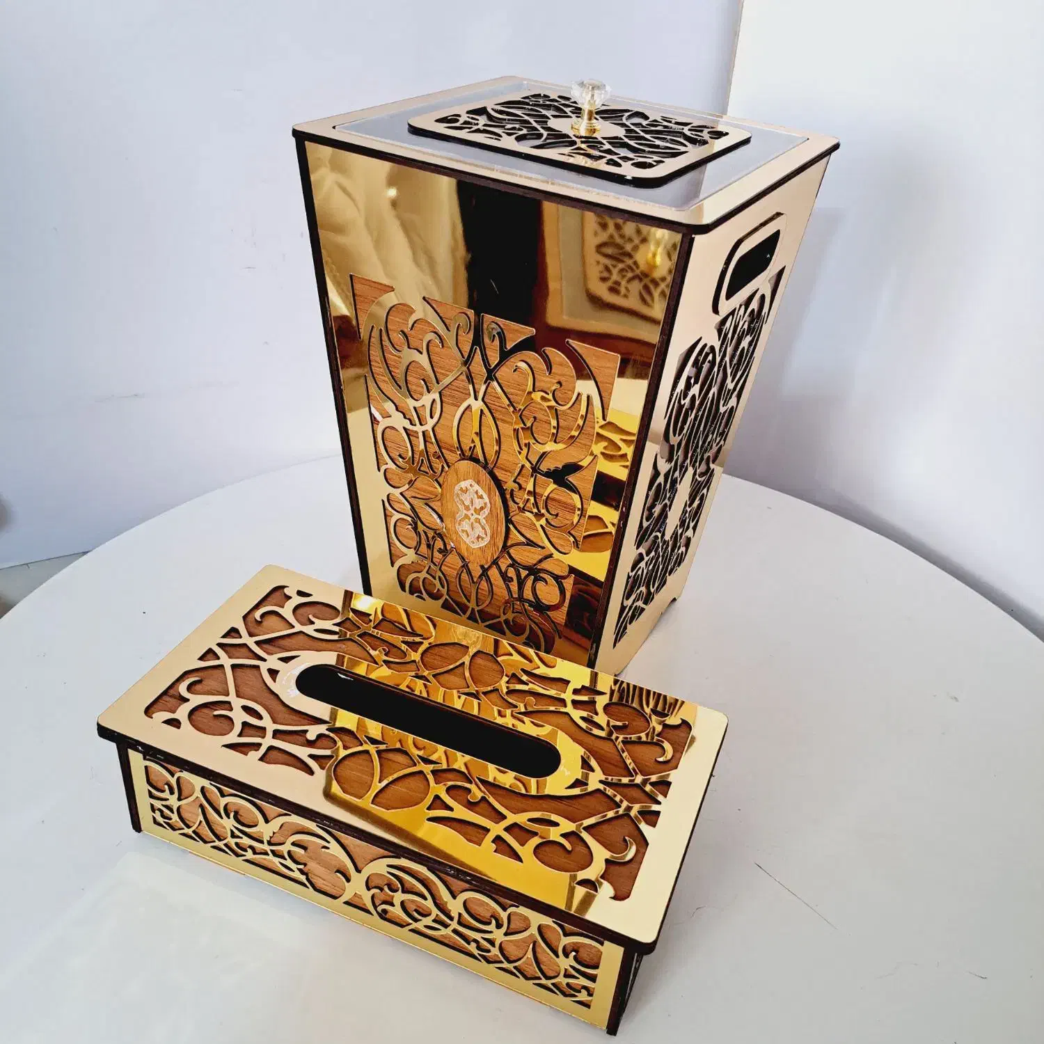 دستمال کاغذ وسطل ست|لوازم نظافت|گلستان (تهران), |دیوار