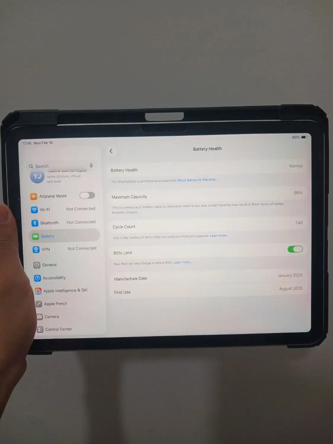 iPad Air 2025 (M3)|تبلت|مشهد, جانباز|دیوار