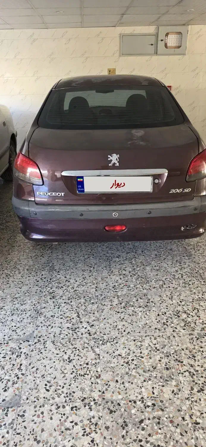 پژو ۲۰۶ sd v8|خودرو سواری و وانت|صدرا-فارس, فاز ۱|دیوار