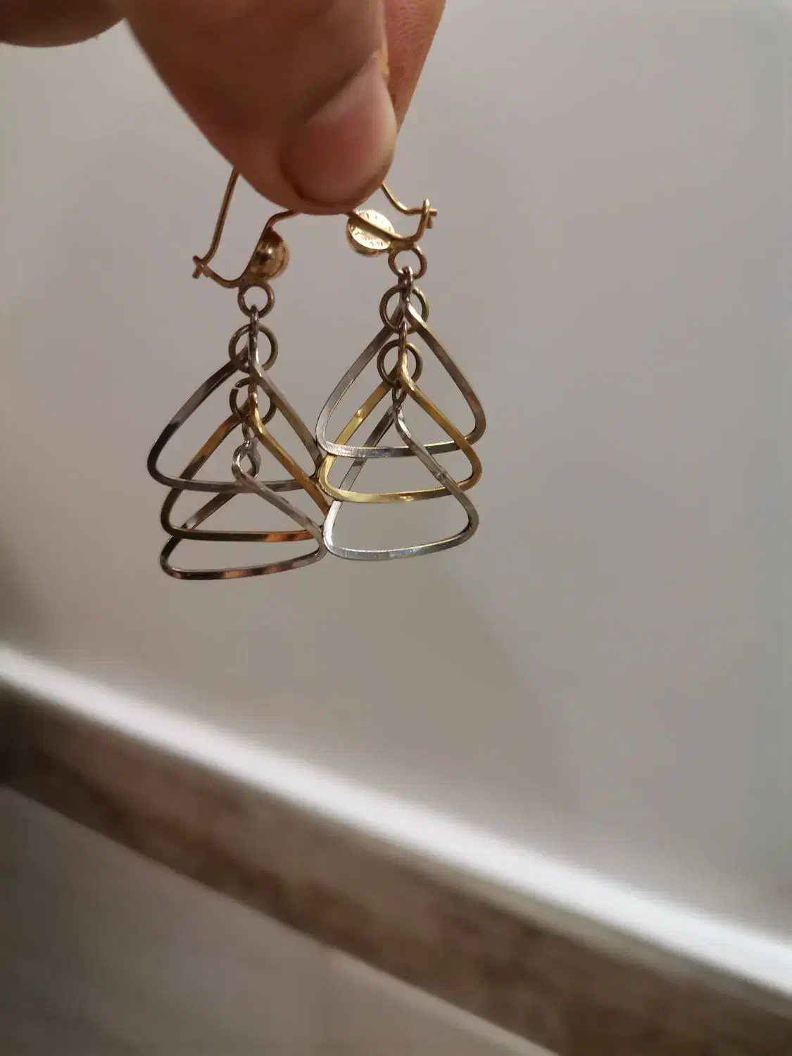 گوشواره طلا بافاکتور بدون اجرت 200بالای تابلو|جواهرات|کرج, گلدشت|دیوار