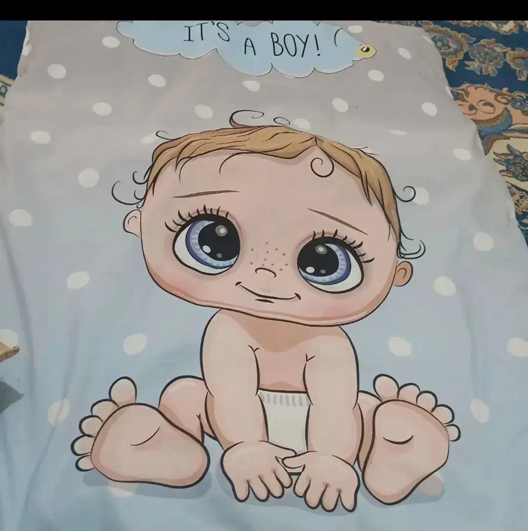 سرویس کامل نوزاد استفاده نشدن|رختخواب، بالش، پتو|خرم‌آباد, |دیوار