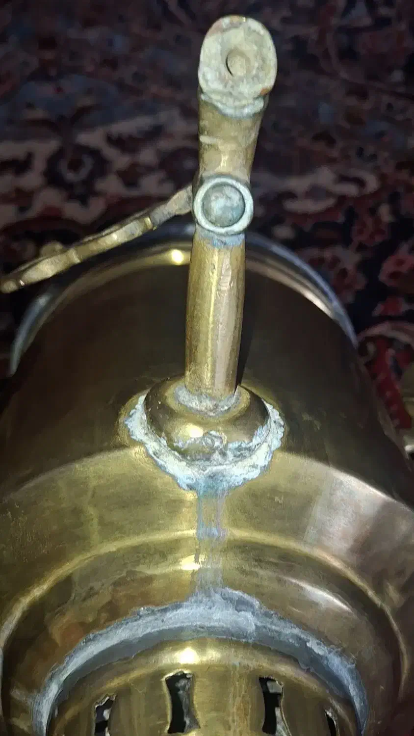 سماور ذغالی عتیقه|کلکسیون اشیاء عتیقه|سهند, |دیوار