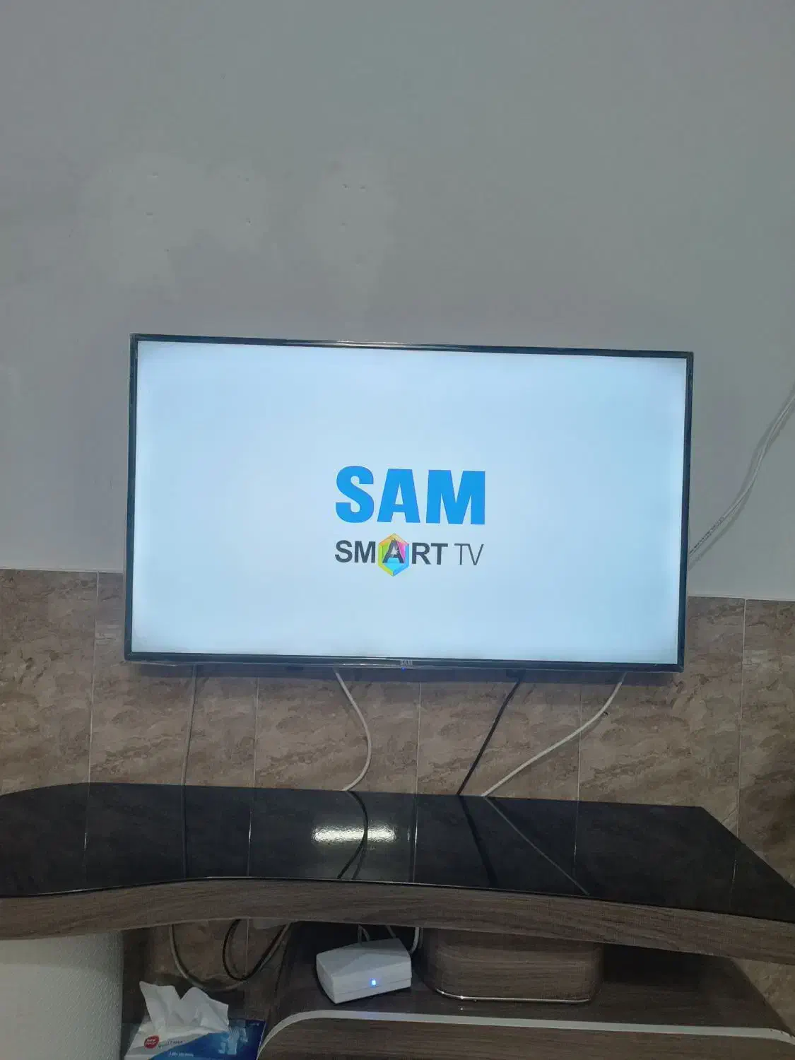 تلوزیون43 اینچ سام اسمارت فول فورکی اندروید|تلویزیون و پروژکتور|تایباد, |دیوار