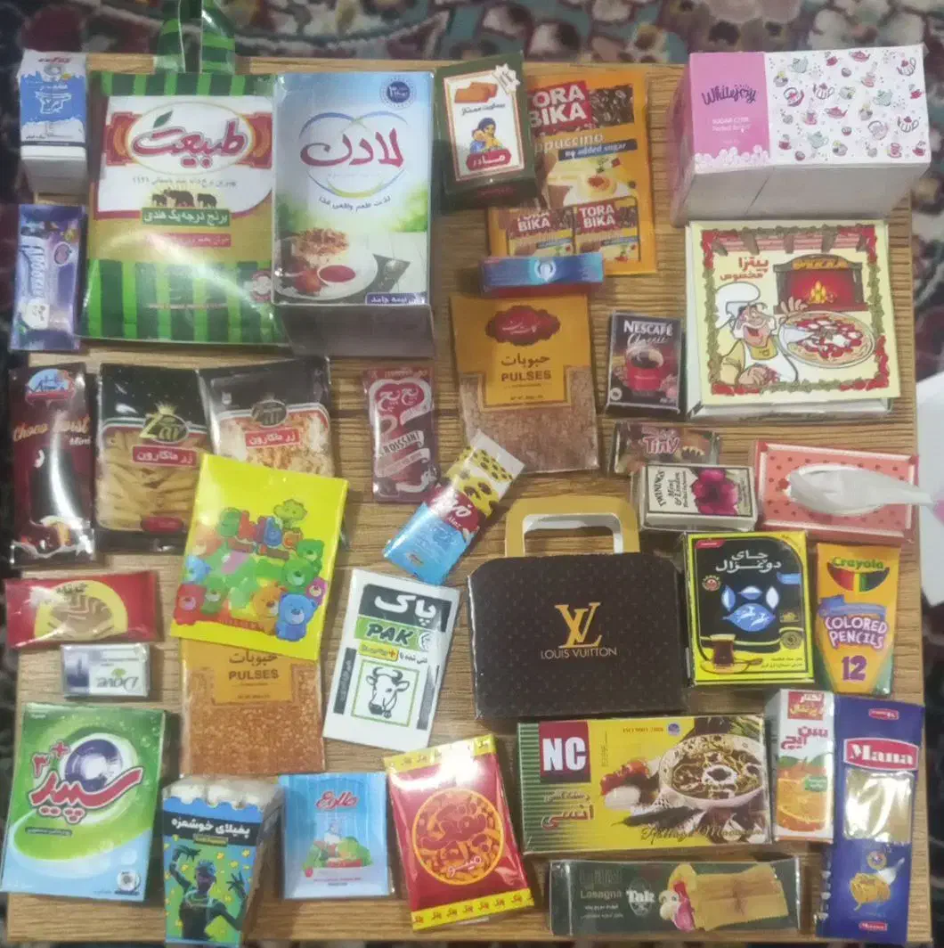 خوراکی مینیاتوری|اسباب‌‌بازی|رشت, جانبازان|دیوار