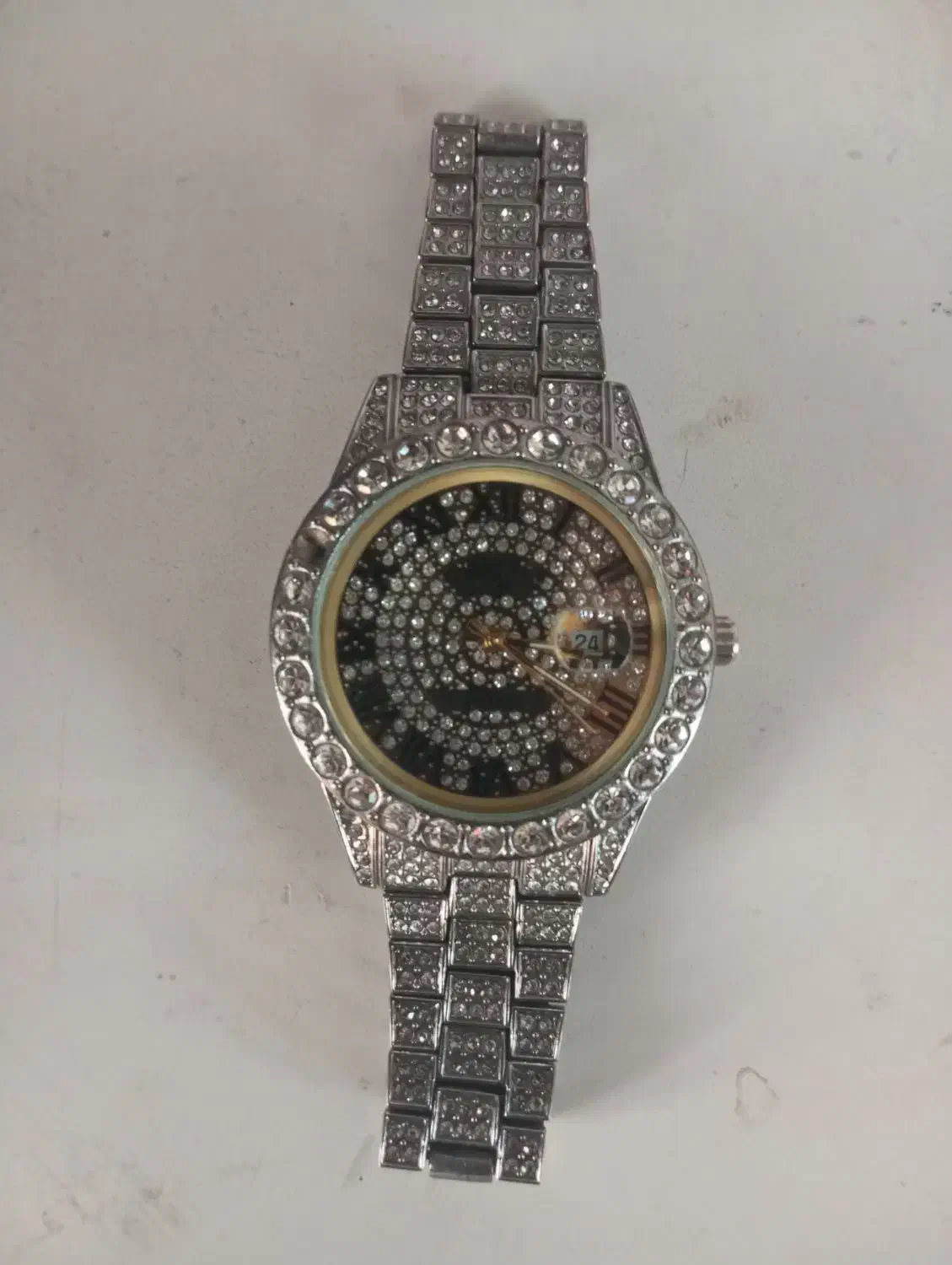 ساعت فول نگین  quartz مردانه|ساعت|اردبیل, |دیوار