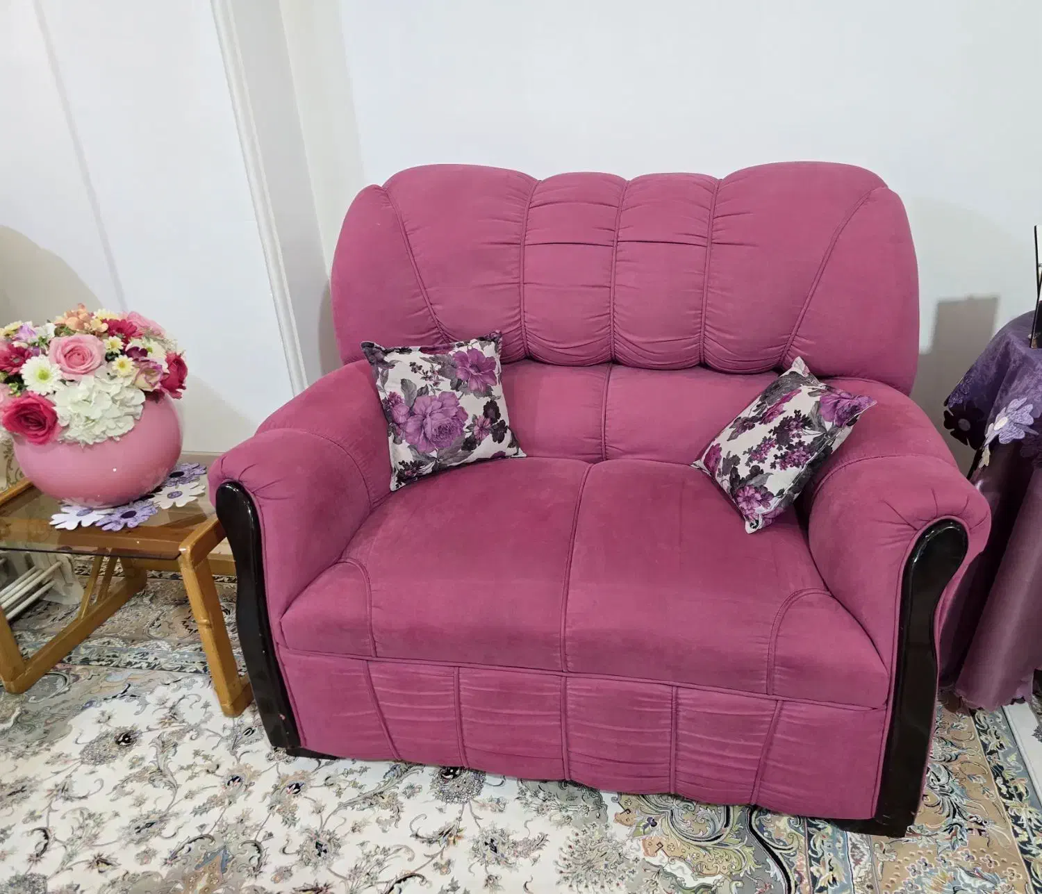 مبل ۱۲ نفره همراه با میز وسط و ۴ عدد میز عسلی|مبلمان خانگی و میز عسلی|قائم‌شهر, |دیوار