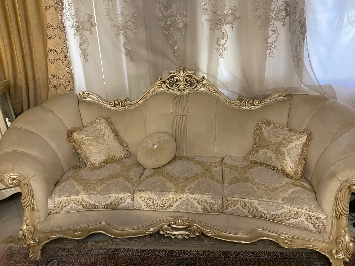 ست مبل چوب گردو|مبلمان خانگی و میز عسلی|تهران, شهرک غزالی|دیوار